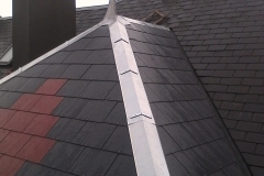 installation de l'épis en zinc